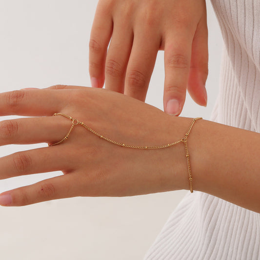 SERPENTÉ™ Bracelet Chaîne Serpent Double Rang