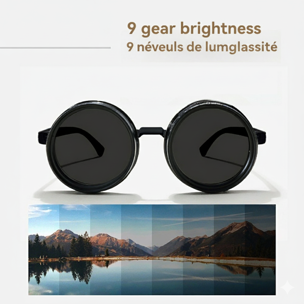 FlexVision™ | Lunettes de soleil noires ajustables unisexe (1+1 gratuit aujourd'hui)